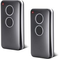 Set di 2 telecomandi per porta da garage - 433,92 MHz - 2 canali - Compatibile con V2 PHOX 2, V2 PHOX4, V2 TRC4, V2 TSC4, V2 Phoenix 2, V2 Phoenix 4, Rolling Code
