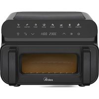 Ardes ARFRYA12GP – FRIGGISANA GRILL – Freidora de aire y parrilla negra