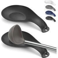 Porte-louches et porte-cuillères en plastique pour plaques de cuisson, support pour ustensiles de cuisine (louches, pinces, spatules), compatible lave-vaisselle