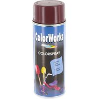 Peinture Aérosol Brun Rouge Ral 3005 Finition Durable Brun Rouge - Colorworks