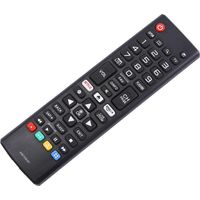 New Smart Tv Remote Control For Lg Akb75095307 Lcd Led Hdtv Tvs Lj & Uj Serie Black