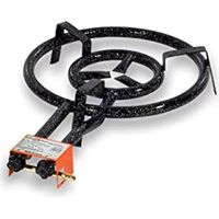 Paella-Brenner - Vitrokitchen QP401B - 40 cm - 2 Aromen - 11,4KW - Schwarz/Orange
