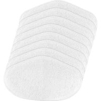 Sollbry Paquete de 8 mopas de repuesto lavables para el kit POLTI Vaporetto Smart 40 y el cepillo Smart 35