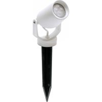 Spot led d'extérieur orientable en résine sur piquet roma pi12 bi ip66 gu10