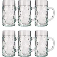 Verre a biere, Chope de bière lot de 6, ISAR - 0,5 litre