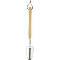 Kent & Stowe Pala da giardinaggio lunga – Pala da giardino in acciaio inossidabile, paletta giardinaggio con manico in frassino, lunghezza: 60 cm