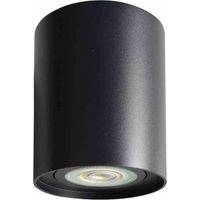 Foco de techo Bima, negro, redondo, GU10