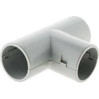 Zenitech – Lot de 5 Tés de dérivation pour tube IRL Ø25mm – Fixation durable en plastique – Pour installations électriques fiables
