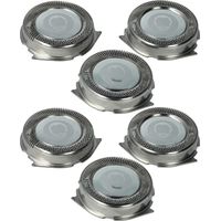 vhbw 6x Têtes de rasoir remplacement pour Philips HQ6 pour rasoir électrique