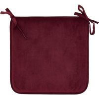 Funda de silla Lilou en rojo granate 38x38cm - Atmosphera créateur d'intérieur