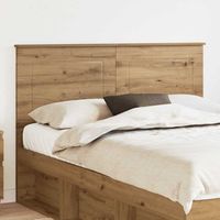 vidaXL Tête de lit Chêne Artisanal Bois d’ingénierie