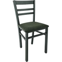 Sedia Cromica verde EFFEZ