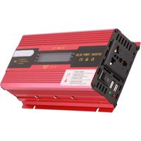 Onduleur portable 1000W pour énergie solaire domestique (12V à 220V/LCD)