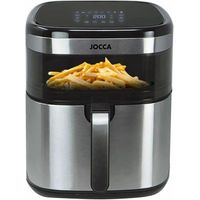 Jocca 2385 Heißluftfritteuse Edelstahl 10L