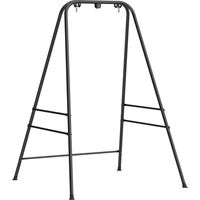 Hammock Chair Stand Only, 150KG Load Capacity, for Indoor Outdoor, Black