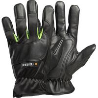 guantes de trabajo tegera 516 cuero sintético protección nudillos 6 pares