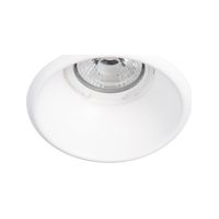 LedsC4 Dome - Downlight LED Encastrable LED 5W et 902lm. Diamètre 9cm. Structure en Acier. Usage Intérieur IP23. Coloris Blanc