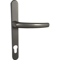 Coppia di Maniglie per Porta "FUTUR" KLOSE Besser Pl. Strette 24 mm, C 8 mm, Asse 92 mm, Foro Cilindro Grigio