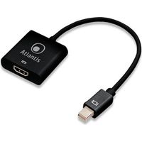 Atlantis Land A04-MINIDPHDMI adaptador de cable de vídeo 0,2 m Mini DisplayPort HDMI tipo A (Estándar) Negro