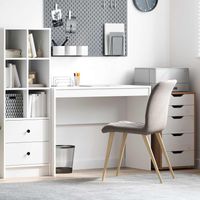 vidaXL Scrivania Bianco 100 x 40 x 76 cm