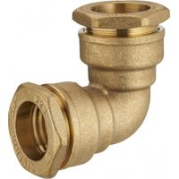 Messing-Klemmbogen D.32 für Polyethylenrohr QUICK PLOMBERIE