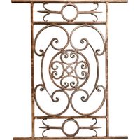 Deco Fer Forge – Garde-corps en fer forgé 750mm – Hauteur 900mm – Style Haussmannien – Prêt à sceller pour fenêtres 600-680mm