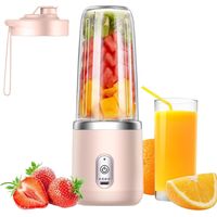 Blender personnel rechargeable, machine jus smoothies fruits pour voyage bureau maison plage sport