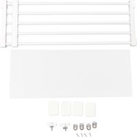 Étagère de placard extensible sans clous, séparateur d'armoire, support de rangement pour armoire, 75 à 120 cm de longueur