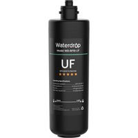 Waterdrop RF10-UF Catouche de filtre de rechange 0,01 micron pour filtre à eau sous évier 10UA/10UA-UF/10UB/10UB-UF, réduit le plomb, le chlore, le mauvais goût et les odeurs