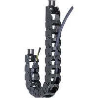 igus E08 cadena portacables de plástico negra ligera