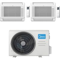 Climatiseur Midea Floor Console Dual 12000 + 12000 BTU avec onduleur E.U. M2OE-18HFN8-Q Classe A++/A+ R32