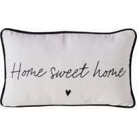 Boltze HOMA cojín decorativo blanco 50 x 30 cm