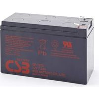 csb GP 1272F2 batterie AGM 12 V 7.2 Ah noir