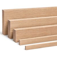 Tasseau chêne brut 10x30 mm 2,4 m (10 pièces)