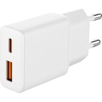 Cargador ultrafino USB C + A