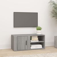TV-Schrank Grau Sonoma 80x31,5x36 cm Holzwerkstoff vidaXL