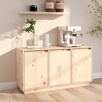 Aparador de madera maciza de pino 111x34x60 cm vidaXL