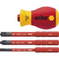 Wiha Giravite con set di portainserti electric slimVario® Stubby 4 pz. con slimBit (41230)