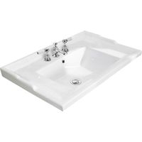 Old London Edwardian 600mm Basin with 3 Tap Holes - NLV033