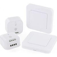 DiO Connected Home Set von 2 DiO Beleuchtungsmodulen mit 2 Funk-Wandschaltern