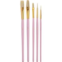 Sweetly Does It Cake Set di 5 Pennelli Cucina per Decorare Torte e Dolci, Rosa