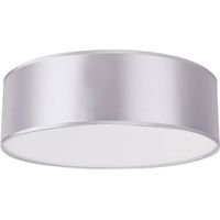 Plafonnier Candellux Kioto gris 40 cm tissu 3xE27 IP20