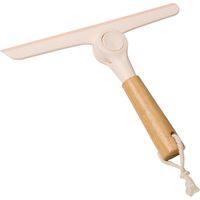 Shower Squeegee Rotating Blade Squeegee Broom with Rubber Lip Screen Wiper for Window Glass Shower Door Car Windshield Mirror 180° Window Cleaner Scraper Silicone Flexi Blade Non-Slip Handle 10 inch