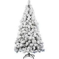 amicasa Sapin enneigé vert 210 cm décoratif Noël