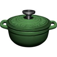 Maxwell e Williams Cast Iron cocotte ghisa verde 9.5 cm