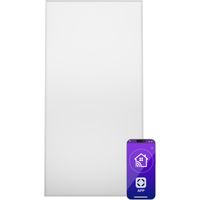 Klarstein – Panneau rayonnant infrarouge 770W – Contrôle WiFi – Thermostat programmable – Protection IP24 pour salle de bain – Montage mural