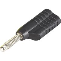 Schnepp Stecker Banane Schwarz 4 mm