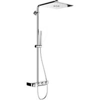 GROHE Duschsäule mit Thermostatarmatur Weiß Euphoria SmartControl System 310 Cube Duo 26508LS0