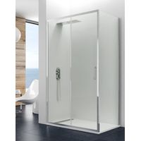 ALLSTONE TITAN 1+1 Duschkabine - Eckduschkabine mit fester Seite 160x70 cm Transparent