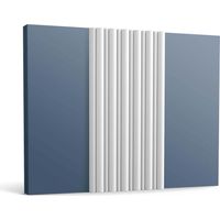 3d wall panel Orac Decor WX211-2600 FLUTE Wall paneling Acoustic panel Frieze Panel moulding Stucco moulding Decorative moulding contemporary design white 2,6 m